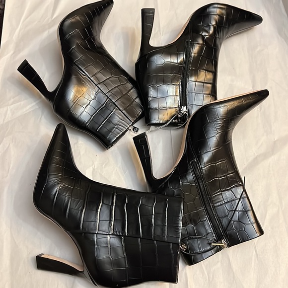 Antonio Melani
Gaby Crocodile Embossed Leather Dress Booties - Picture 4 of 8